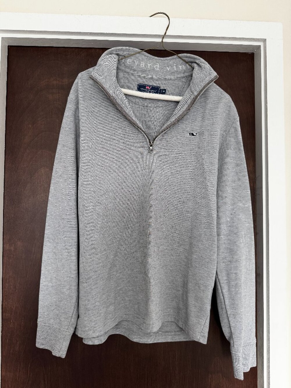 Men's Medium Vineyard Vines Cotton Quarter-Zip
